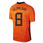 2020-2021 Holland Home Nike Football Shirt (WIJNALDUM 8)