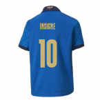 2020-2021 Italy Home Puma Football Shirt (Kids) (INSIGNE 10)