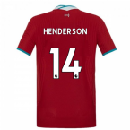 2020-2021 Liverpool Vapor Home Shirt (Kids) (HENDERSON 14)