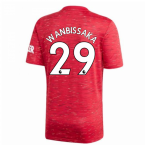 2020-2021 Man Utd Adidas Home Football Shirt (Kids) (WAN-BISSAKA 29)