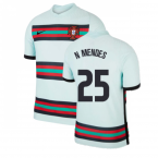 2020-2021 Portugal Away Nike Vapor Match Shirt (N.MENDES 25)