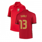 2020-2021 Portugal Home Nike Shirt (Kids) (DANILO 13)