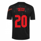 2020-2021 Portugal Pre-Match Training Shirt (Black) - Kids (DECO 20)