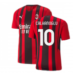 2021-2022 AC Milan Authentic Home Shirt (CALHANOGLU 10)