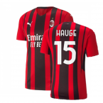 2021-2022 AC Milan Authentic Home Shirt (HAUGE 15)