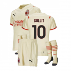 2021-2022 AC Milan Away Mini Kit (GULLIT 10)