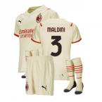 2021-2022 AC Milan Away Mini Kit (MALDINI 3)