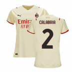 2021-2022 AC Milan Away Shirt (Ladies) (CALABRIA 2)