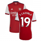 No19 S.Cazorla Red Home Long Sleeves Jersey