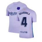 2021-2022 Barcelona Away Shirt (Kids) (GUARDIOLA 4)