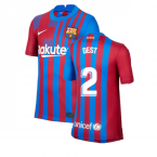 2021-2022 Barcelona Home Shirt (Kids) (DEST 2)