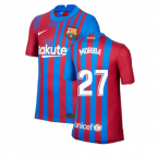 2021-2022 Barcelona Home Shirt (Kids) (MORIBA 27)