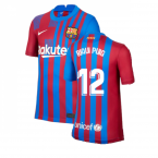 2021-2022 Barcelona Home Shirt (Kids) (RIQUI PUIG 6)