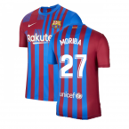 2021-2022 Barcelona Home Shirt (MORIBA 27)