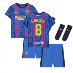 2021-2022 Barcelona Infants 3rd Kit (A.INIESTA 8)
