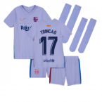 2021-2022 Barcelona Infants Away Kit (TRINCAO 17)