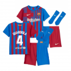2021-2022 Barcelona Infants Home Kit (GUARDIOLA 4)