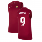 2021-2022 Barcelona Sleeveless Top (Red) (MEMPHIS 9)