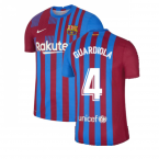 2021-2022 Barcelona Vapor Match Home Shirt (GUARDIOLA 4)