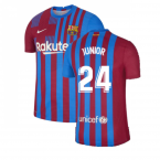 2021-2022 Barcelona Vapor Match Home Shirt (JUNIOR 24)