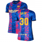 2021-2022 Barcelona Womens 3rd Shirt (Gavi 30)