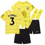 2021-2022 Chelsea Away Baby Kit (ALONSO 3)