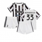 2021-2022 Juventus Home Baby Kit (BERNARDESCHI 20)