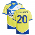 2021-2022 Juventus Third Shirt (Kids) (BERNARDESCHI 20)