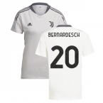 2021-2022 Juventus Training Shirt (White) - Ladies (BERNARDESCHI 20)