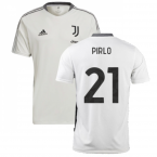 2021-2022 Juventus Training Shirt (White) (PIRLO 21)