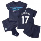 2021-2022 Man City 3rd Baby Kit (DE BRUYNE 17)