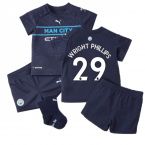 2021-2022 Man City 3rd Baby Kit (WRIGHT PHILLIPS 29)