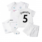 2021-2022 Man City Away Baby Kit (ZABALETA 5)