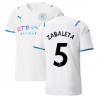 2021-2022 Man City Away Shirt (ZABALETA 5)