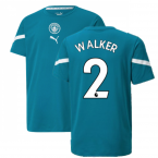 2021-2022 Man City Pre Match Jersey (Ocean Depths) - Kids (WALKER 2)