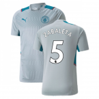 2021-2022 Man City PRO Training Jersey (Quarry) (ZABALETA 5)