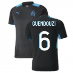 2021-2022 Marseille Training Shirt (Black) (GUENDOUZI 6)