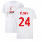 2022-2023 AC Milan FtblCore Tee (White) (KJAER 24)