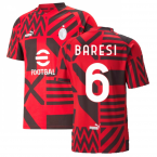 2022-2023 AC Milan Pre-Match Jersey (Red) (BARESI 6)