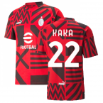 2022-2023 AC Milan Pre-Match Jersey (Red) (KAKA 22)