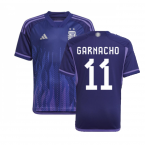 2022-2023 Argentina Away Shirt (Kids) (GARNACHO 11)