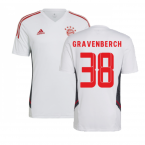 2022-2023 Bayern Munich Training Shirt (White) (GRAVENBERCH 38)