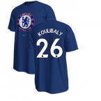 2022-2023 Chelsea Crest Tee (Blue) (KOULIBALY 26)