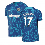 2022-2023 Chelsea Pre-Match Training Shirt (Blue) - Kids (STERLING 17)