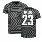 2022-2023 Eintracht Frankfurt Pre-Match Shirt (Black) (HAUGE 23)