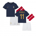 2022-2023 France Home Baby Kit (Infants) (Dembele 11)
