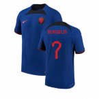 2022-2023 Holland Away Vapor Shirt (Bergwijn 7)