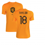 2022-2023 Holland Crest Tee (Orange) (TAYLOR 18)