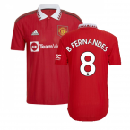 2022-2023 Man Utd Authentic Home Shirt (B FERNANDES 8)