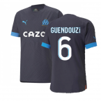 2022-2023 Marseille Authentic Away Shirt (GUENDOUZI 6)